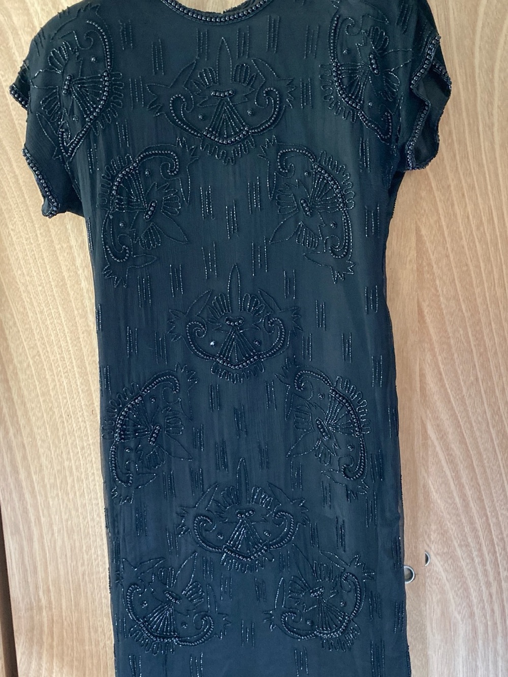 BLACK BEADED DRESS